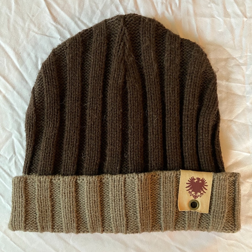 Mossimo Supply Co. Fighting Eagles Squadron Brown Beanie OS